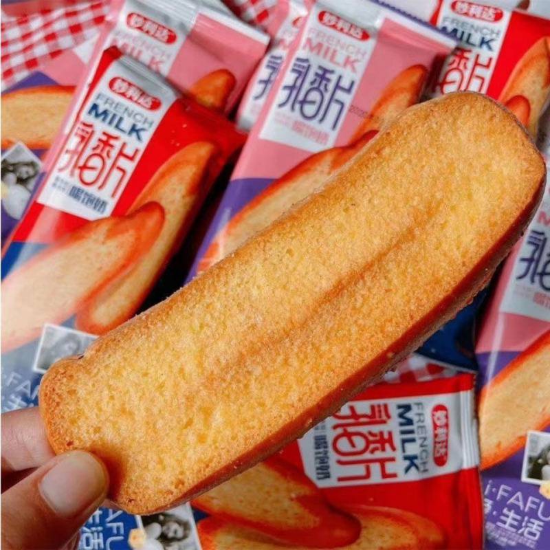 法式奶香片乳香片干面包片香脆烤面包片干干烤香酥芝士奶香面包干