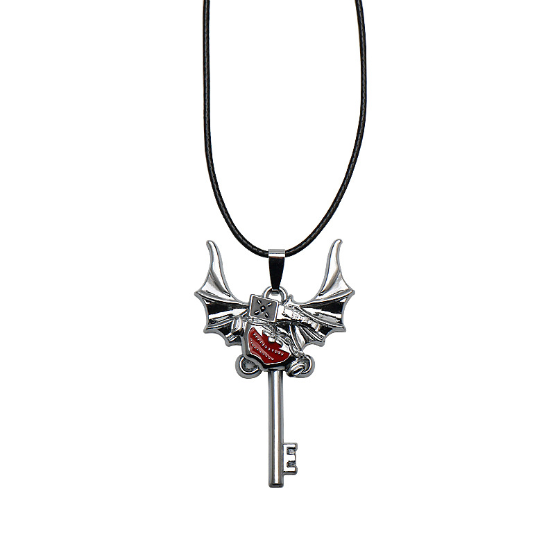 动漫周边 东京食尸鬼项链东京喰种金木研面具翅膀十字架吊坠项链