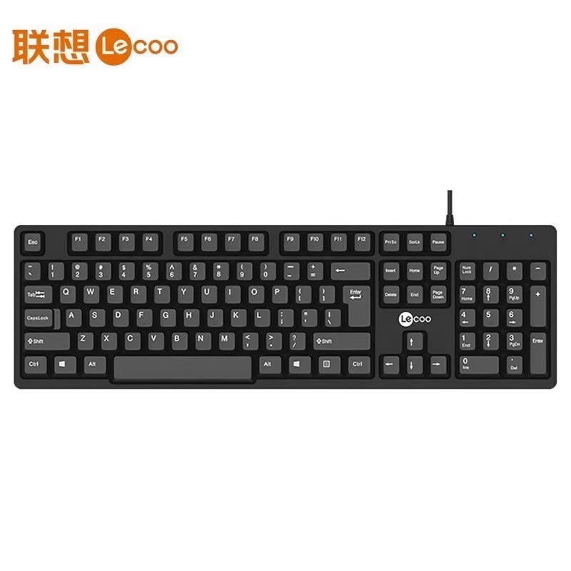 适用于联想来酷kb101有线键盘笔记本电脑usb通用键盘跨境批发