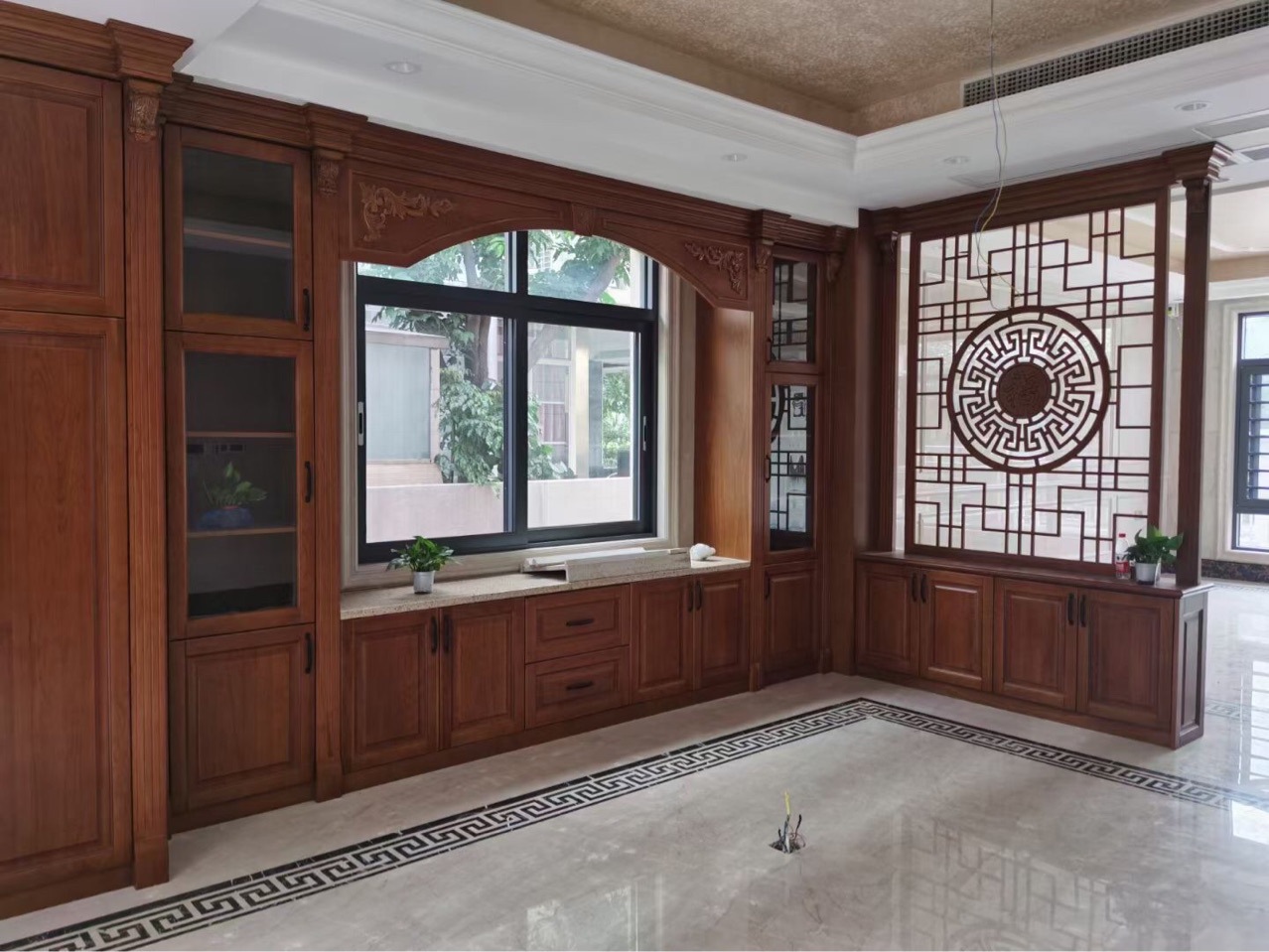 广州原木家具厂家批发定制全屋纯实木书柜书架家事型整体诚招代理