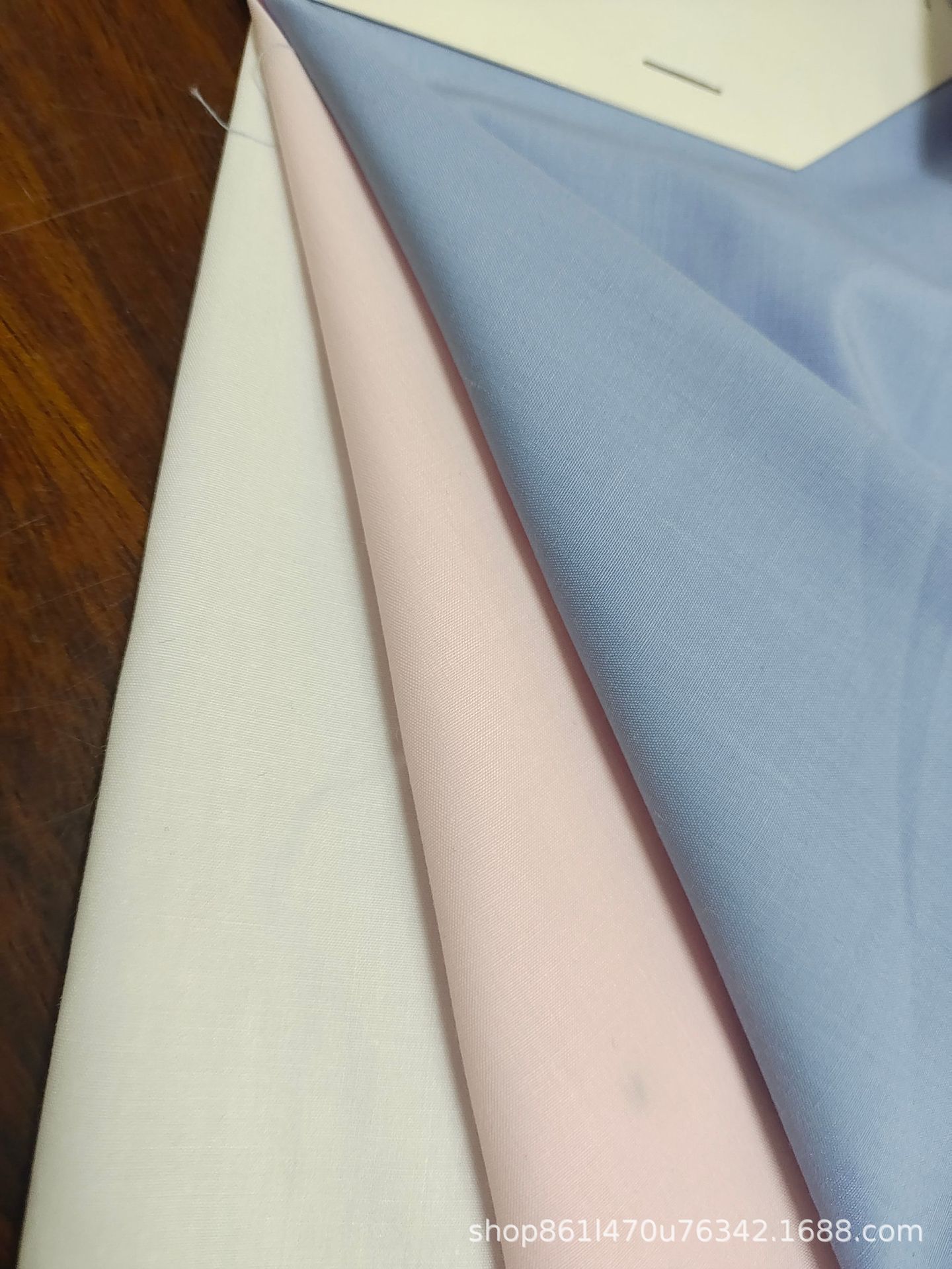 厂二批涤棉tc13310072仿天丝吸湿柔软色布漂白色校服棉衬衫面料