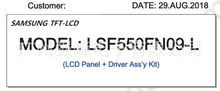LSF550FN09-L13 原装机索尼三星专供屏幕