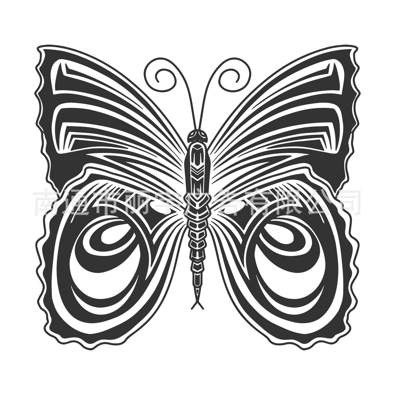 个性 蝴蝶 卡通 图案自粘可移除pvc贴纸 墙贴 装饰儿童房xd1977b