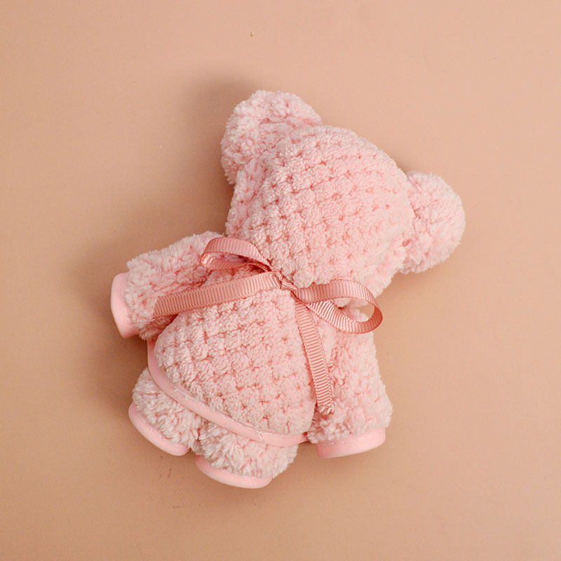 Bear Towel with Hand Gift Knot Wedding Wedding Shop Candy Supplies Red Children Teacher Mid-Autumn Festival Small Gift Items Wholesale