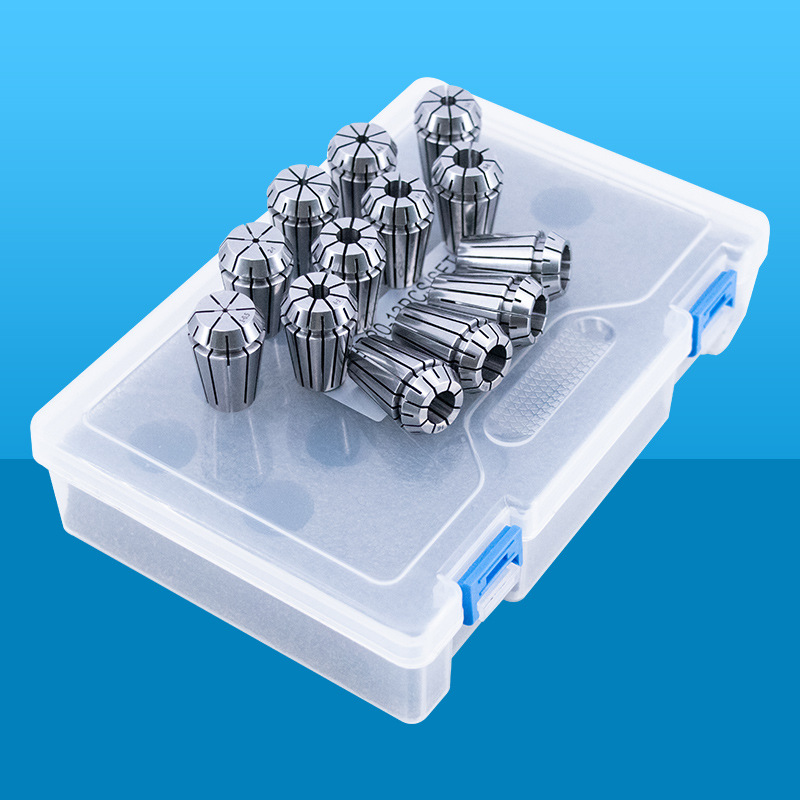 弹簧夹头er20套装高精圆孔弹性夹套雕刻机嗦咀er32刀柄铣刀筒夹