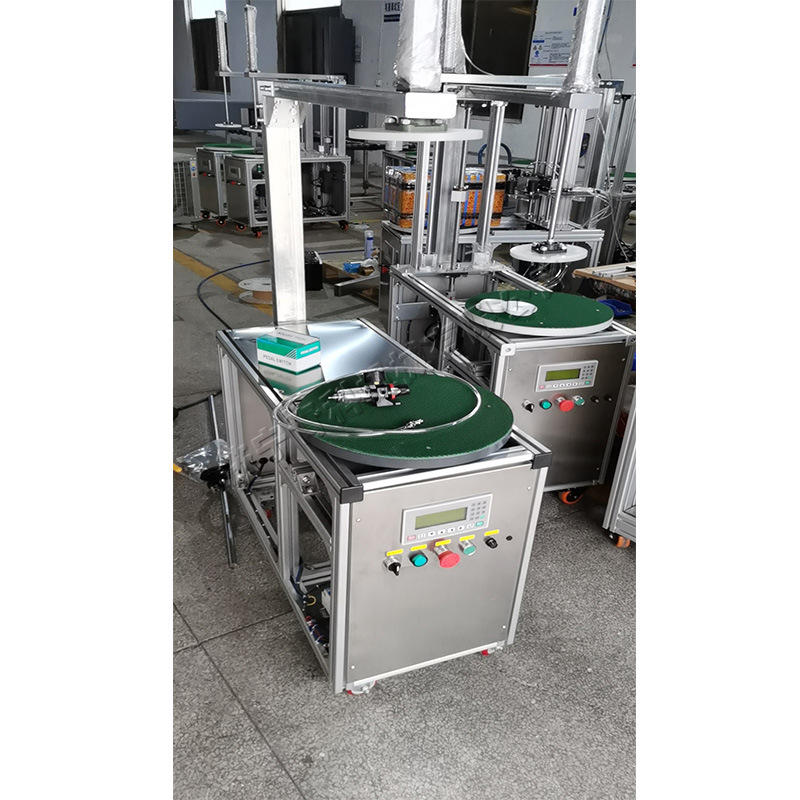 快递纸箱裹包缠膜机 小型托盘带压顶缠绕膜机 防尘防潮小型缠绕机