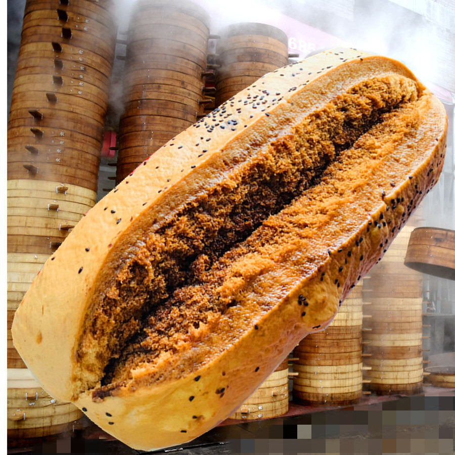 浙江台州仙居特色特产传统小吃巨霸红糖大馒头网红面包发糕1.6斤