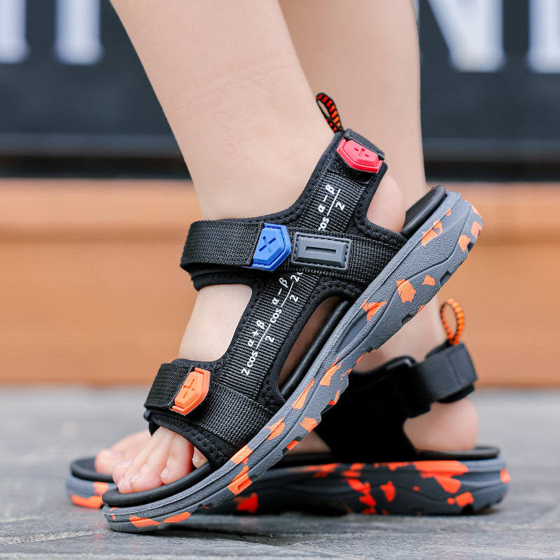 男童凉鞋儿童沙滩鞋2024夏季新款男孩小童中大童外贸童鞋-阿里巴巴