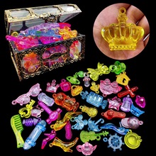 宝石玩具儿童玩具女孩女亚克力水晶石制作材料包代发速卖通跨境