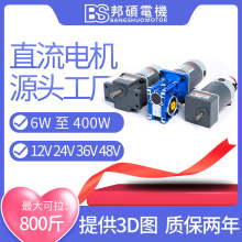 4D40-24V直流电机12V节能旋转轴打标直流电机48V调速直流减速电机