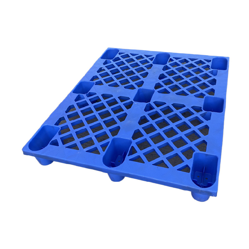 厂家现货广州河源网格九脚塑料地台板 叉车周转料地托板 垫货板