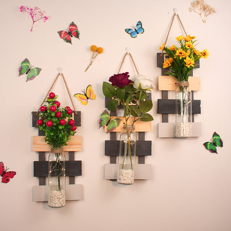 家里装饰卧室墙饰创意挂件ins少女心房墙装饰品布置客厅墙壁花饰