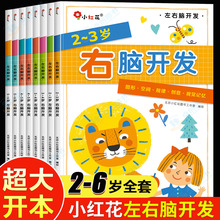 儿童左右脑开发0-3-2-4-5岁6全脑思维逻辑专注力训练两岁宝宝书籍