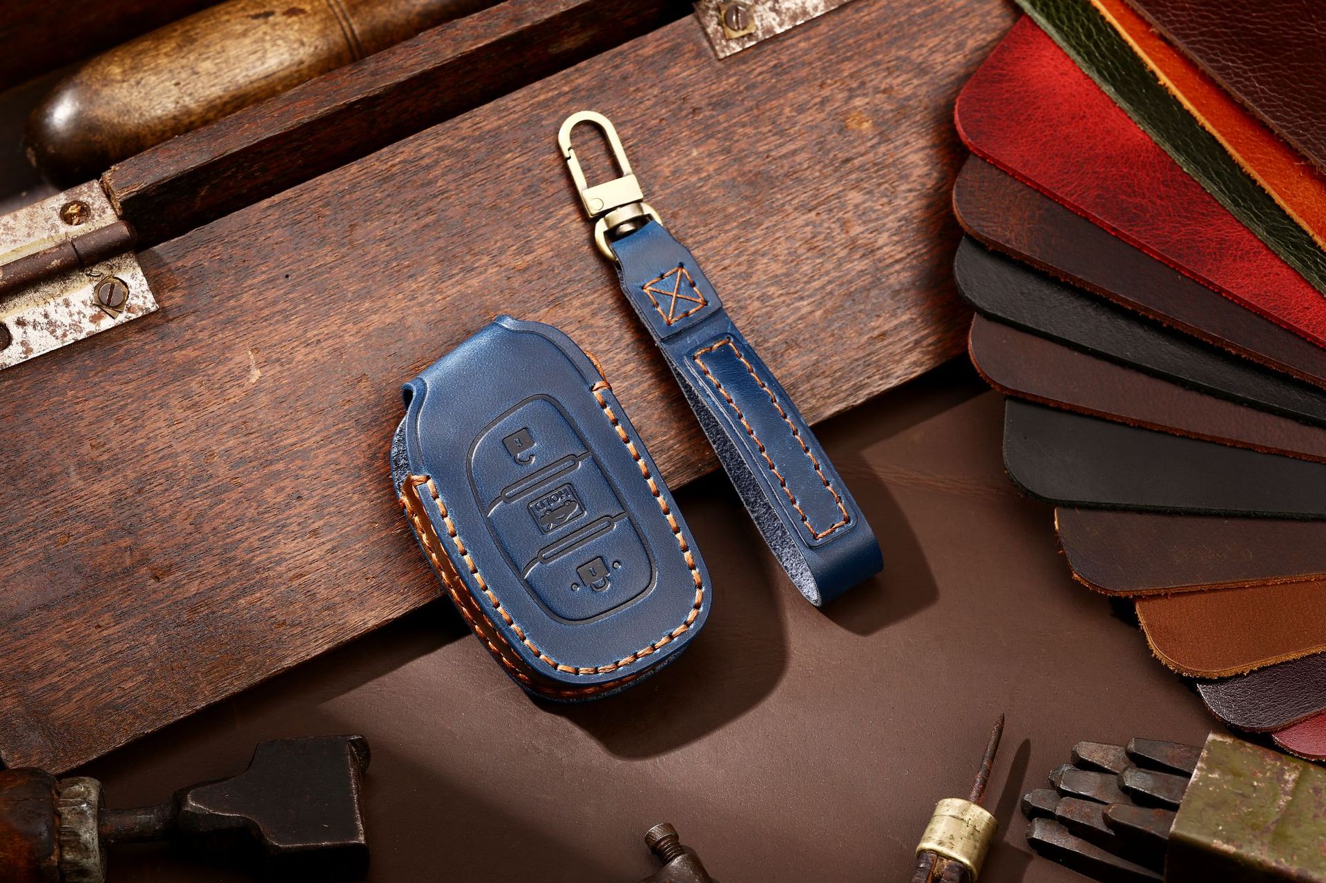 适用于北京现代钥匙包领动朗动ix25悦纳ix35名图索纳塔汽车钥匙套