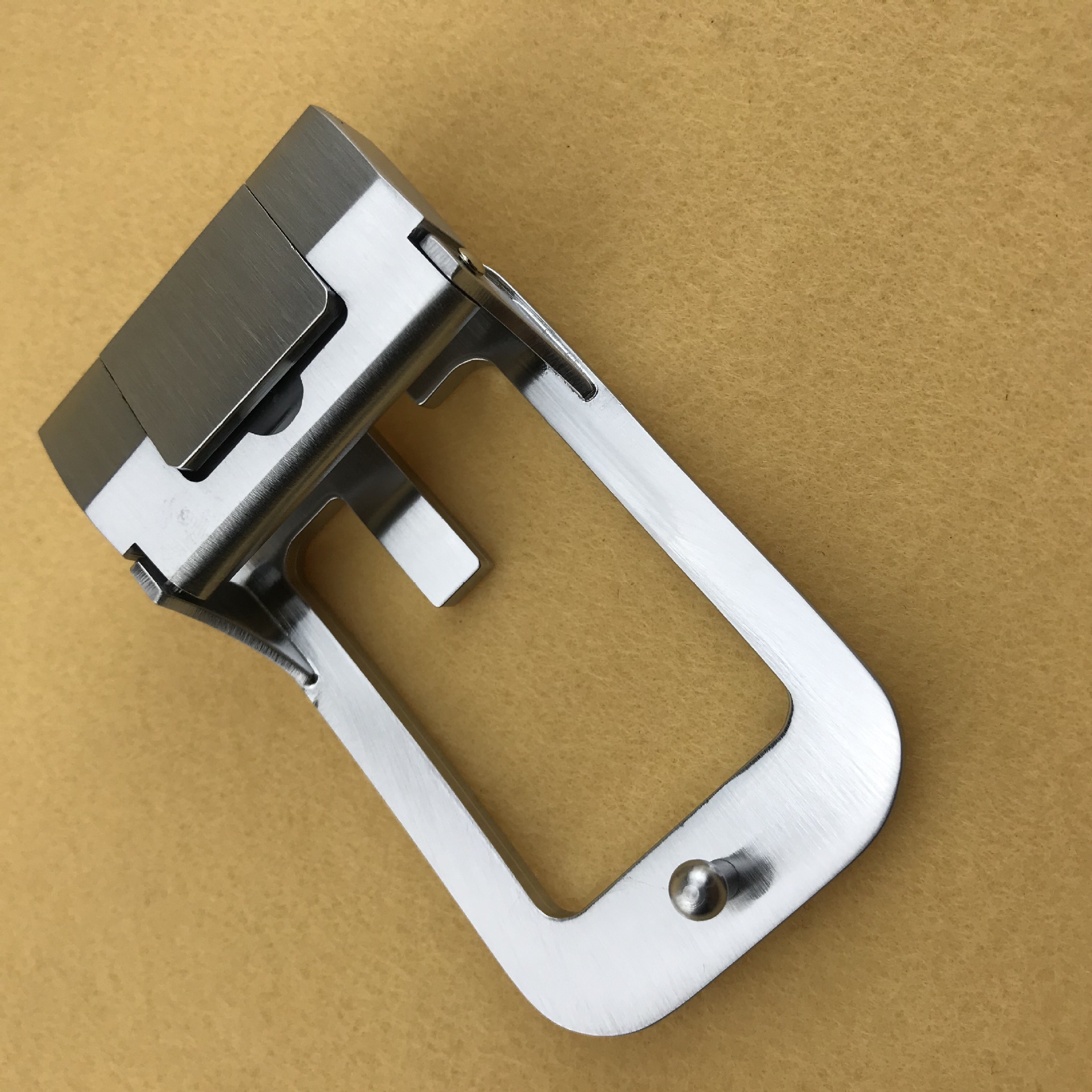 内径3.5cm纯铜尾夹腰带扣网红直播款纯铜皮带扣铜扣腰带卡子