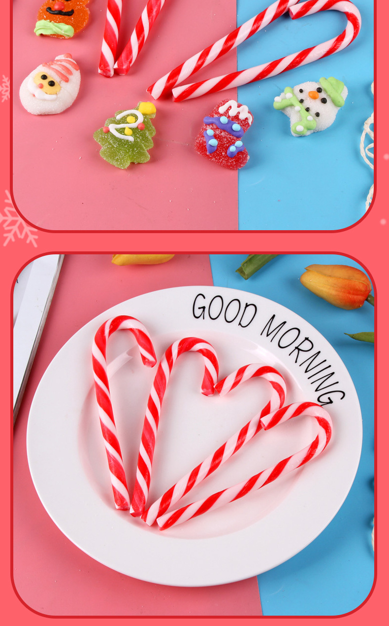 圣诞节礼盒啫喱拐杖糖棒棒糖圣诞节糖果零食品网红糖果圣诞节礼品