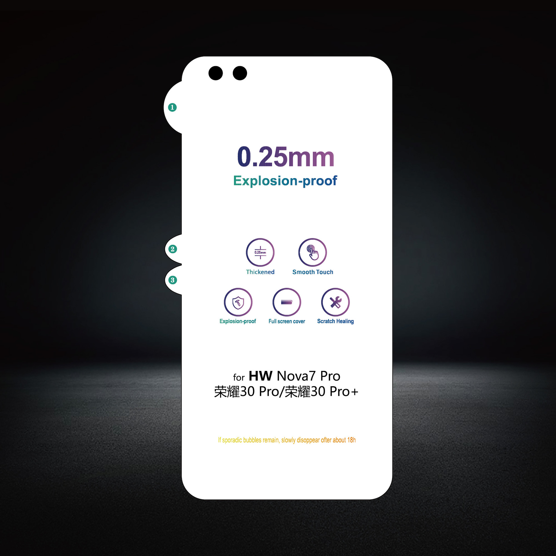 适用华为p60pro/水凝膜mate50pro/高清nova8pro/前膜荣耀90pro软