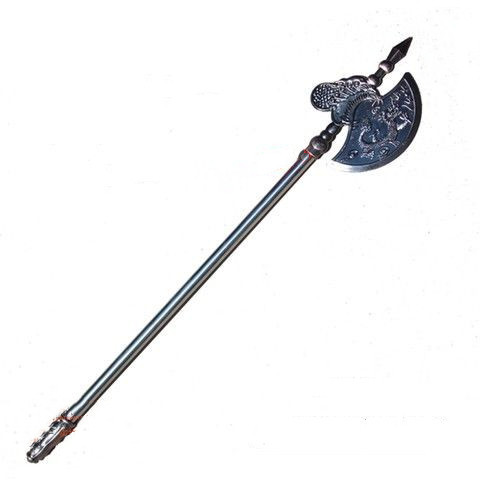 三国兵器青龙青龙偃月刀伸缩太极剑小关羽刀开山斧摆件景点工艺品