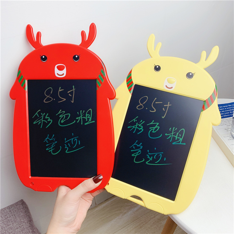 8.5-Inch LCD Handwriting Board LCD Light Energy Electronic Graphics Tablet Children's Intelligent Electronic Color Thick Pen Cartoon Blackboard