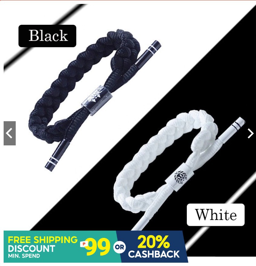 Cross-Border Lion Bracelet Holographic Reflective for Boyfriends and Girlfriends Gift Couple Shoelace Bracelet Wrist Chain Black Warrior