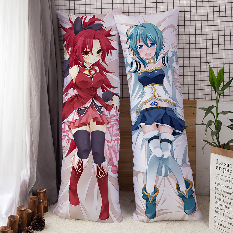 魔法少女小圆动漫双面等身宅男抱枕来图一件代发