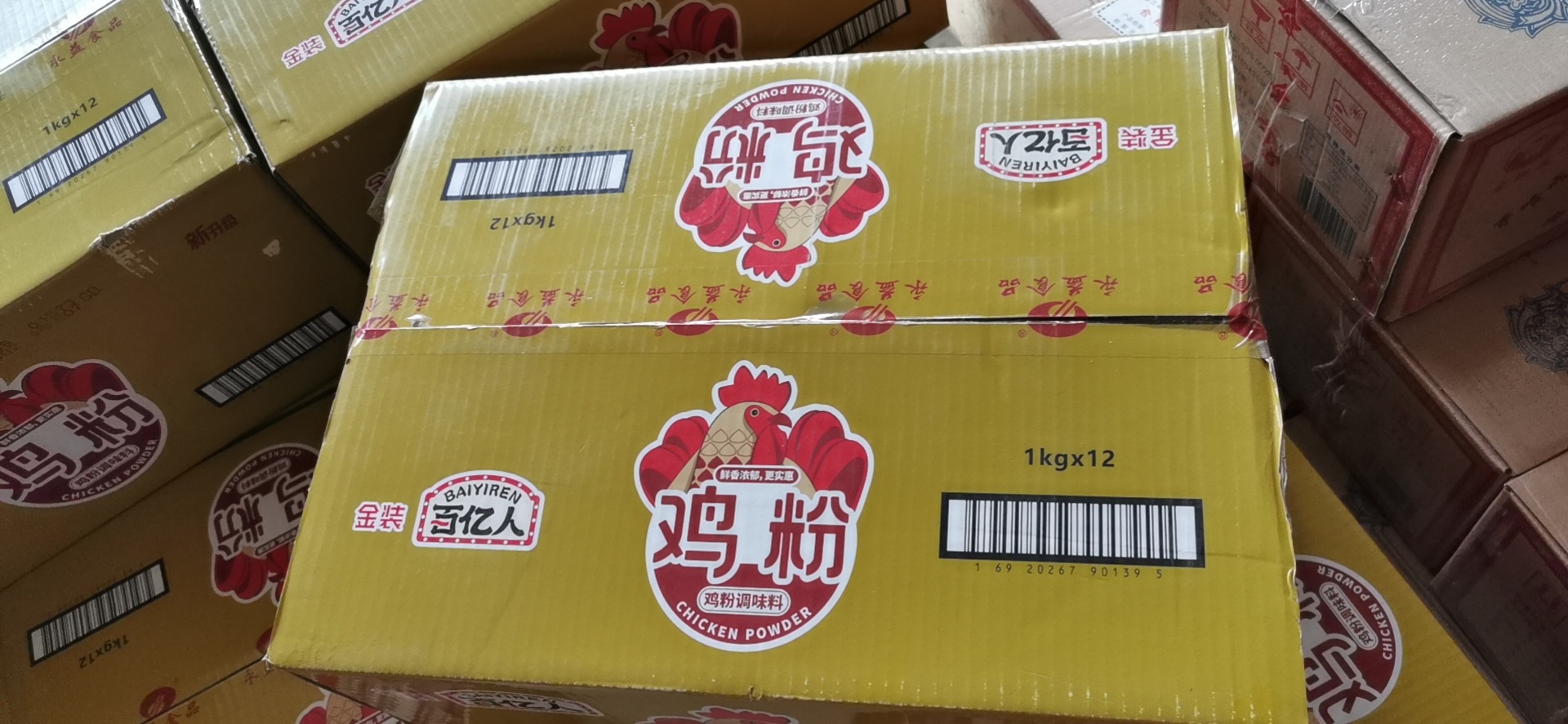 凤球唛金装百亿人鸡粉 1kg*12