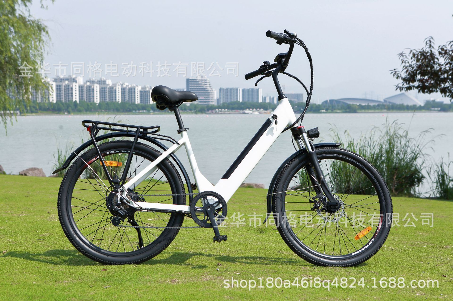 26寸700c上班族骑行城市车电动车城市共享单车锂电车送餐车电动车