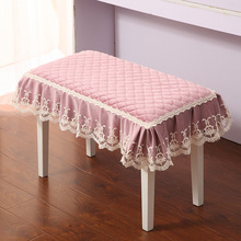 换鞋凳套妆台凳套床头柜沙发凳罩椅垫家用布艺长方形加厚防滑订