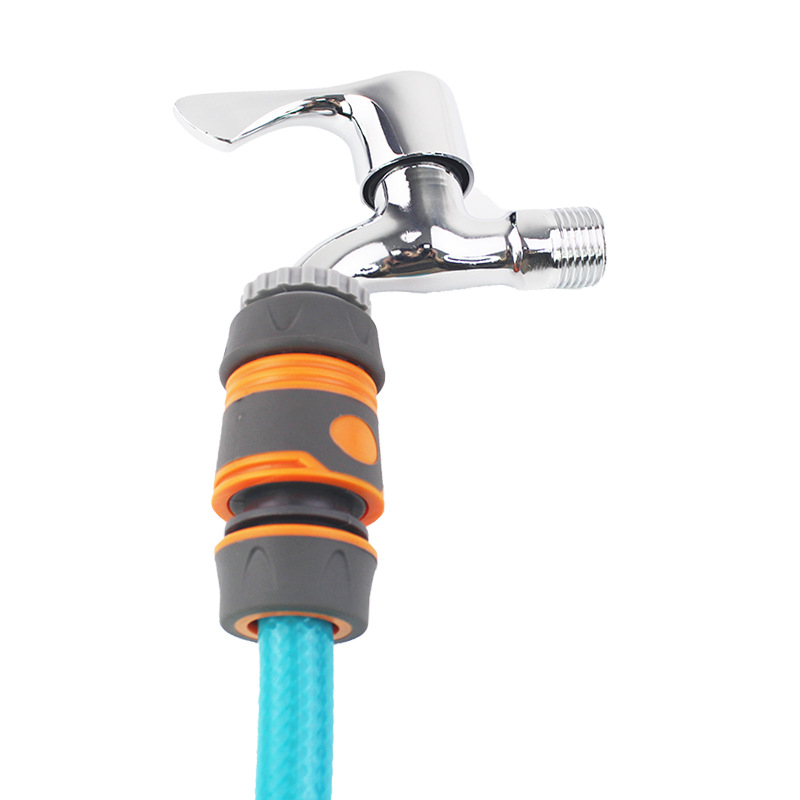 4分快接软胶通水快速接头浇花水管软管接头奶嘴接水枪接头配件