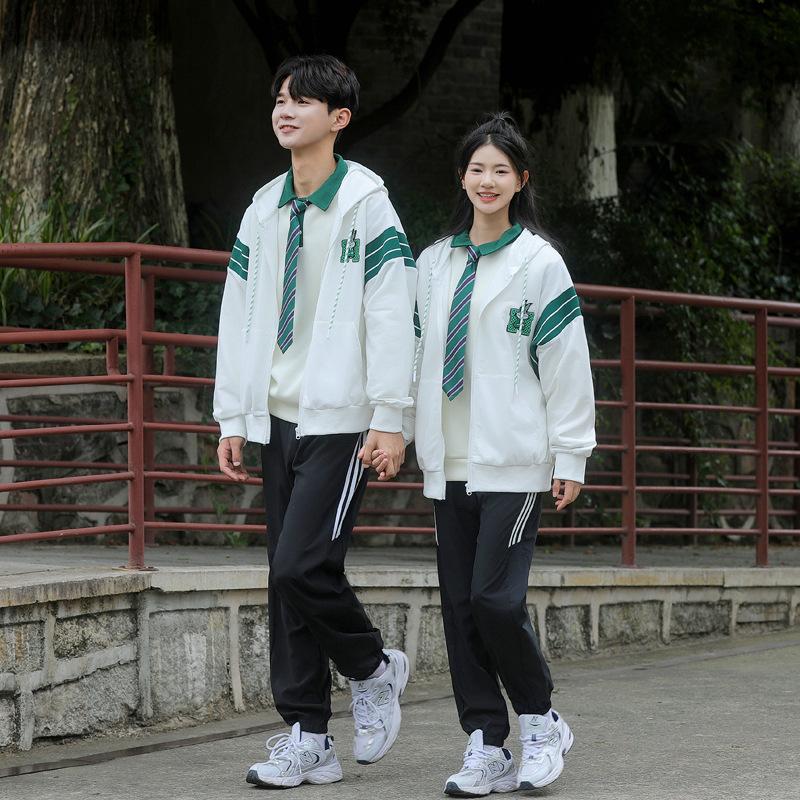 一件代发2023初级中学班服校服春秋卫衣外套初中生高中生小学生