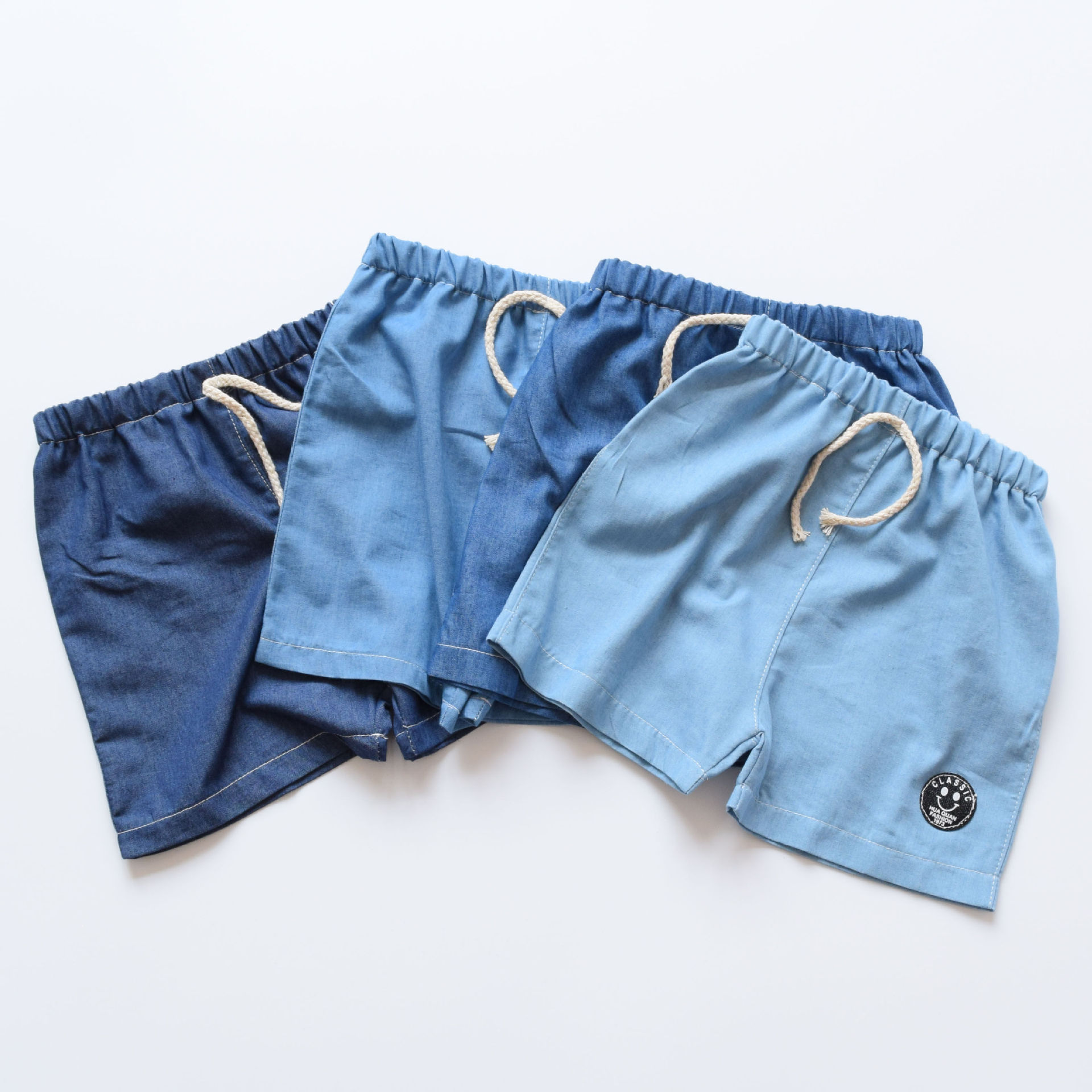 儿童牛仔短裤夏季装男童短裤宝宝外穿女童短裤小男女孩短热裤薄款