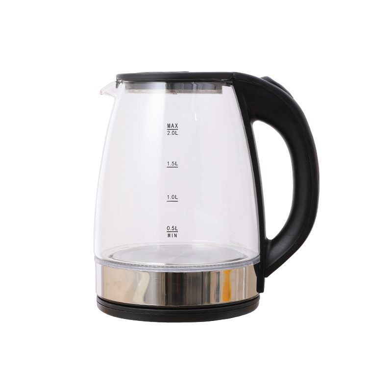 Stainless Steel Transparent Glass Small Household Appliances Household Water Boiling Kettle Household Large Capacity