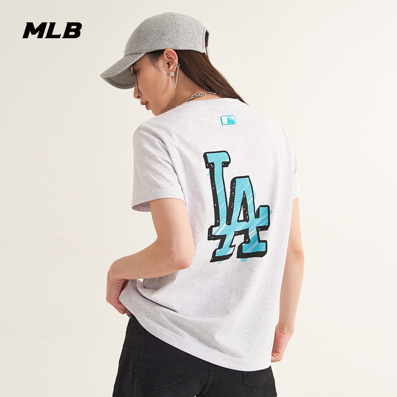 mlb短袖t恤男女情侣印花大logo短袖时尚休闲运动22夏新款mlb短袖