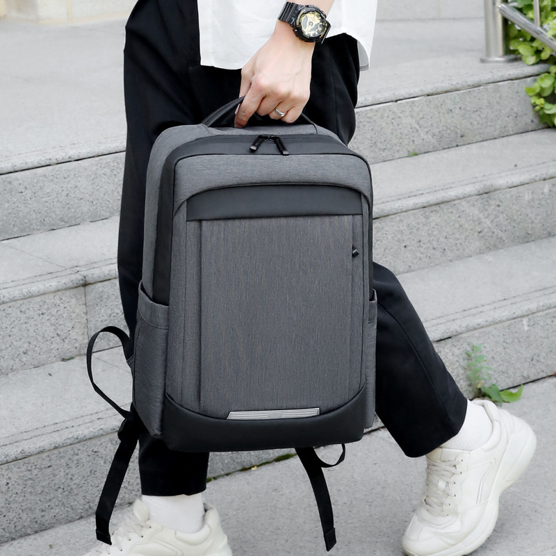 2023 Cross-Border New Arrival Men's Business Waterproof Multi-Function USB Computer Backpack Travel Student Backpack