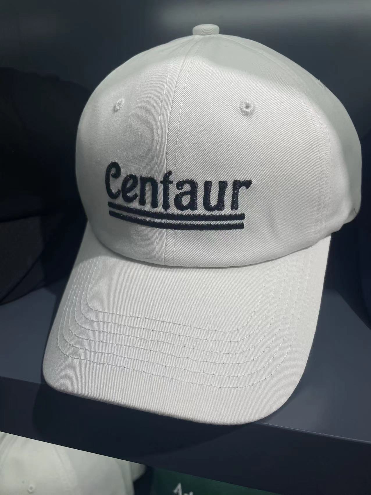 欧阳娜娜同款~韩国设计师品牌the centaur休闲字母棒球帽鸭舌帽女