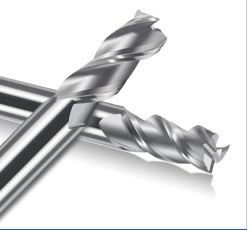 55度铝用铣刀钨钢3刃铝合金专用平底铣刀三刃数控cnc锣刀铜铝铣刀