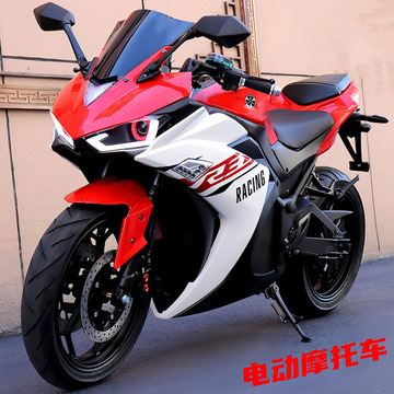 电动摩托车跑车地平线幻影r3忍者s款成人趴赛街车机车电摩可上牌