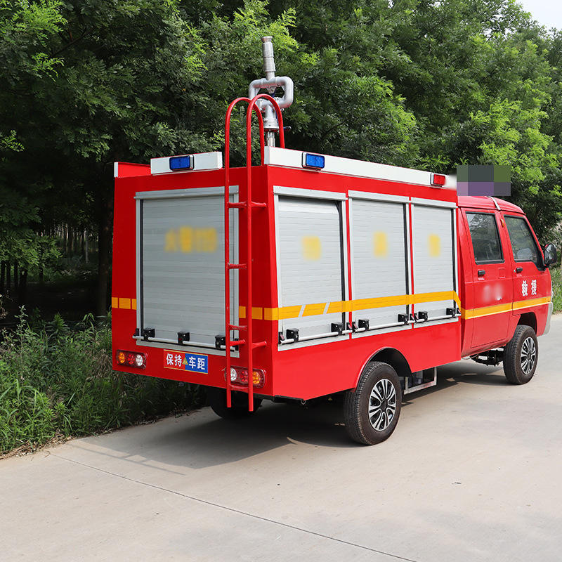 定制车身电动双排消防车小型社区消防车浙江学校消防灭火车救援车
