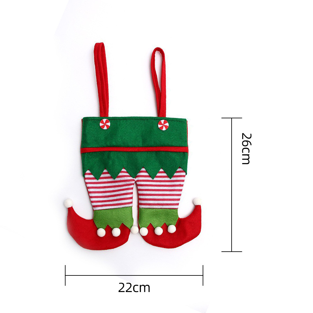 Christmas Elf Bag Candy Bag Santa Claus Gift Bag Holiday Party Supplies Christmas Bag Gift Bag