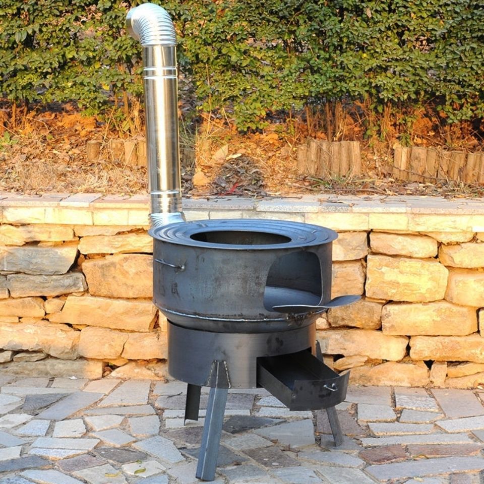 农村柴火灶户外家用灶移动烧木柴柴火炉大锅台便携烧柴灶台地锅灶