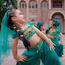 茉莉公主印度舞服装演出服写真集套装儿童节新疆异域风情舞蹈服