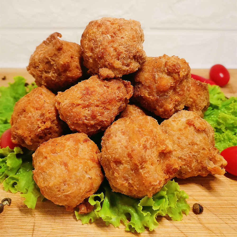 哈尔滨丸子老式风味东北特产即食熏酱熟食红肠狮子头猪肉油炸丸子