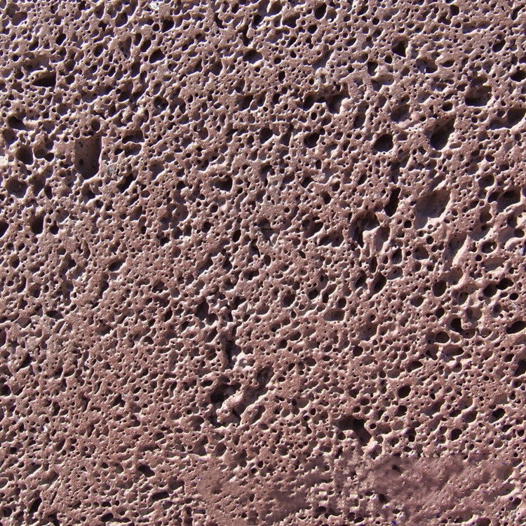 厂家定做多规格火山石板砖汗蒸房原材料红色火山石砖乱形不规则片