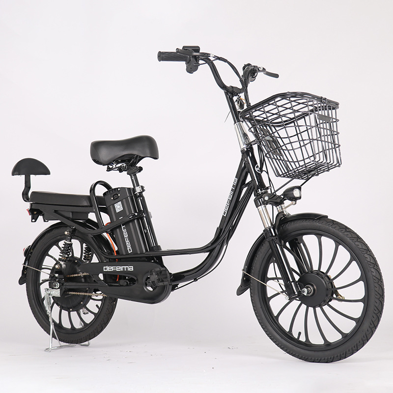 适用于德飞马依兰公主铝合金20寸一体轮锂电电动自行车代步车送货