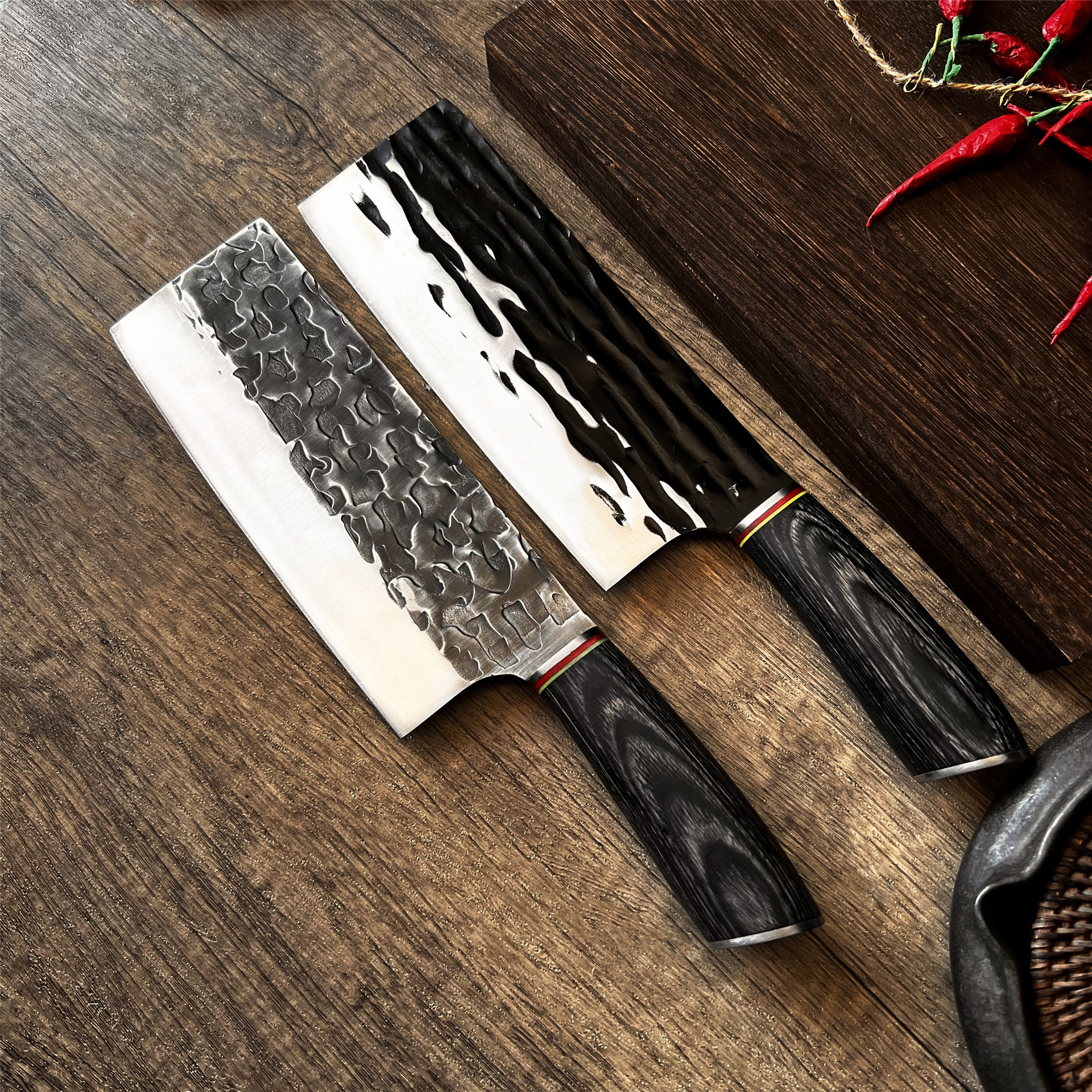 阳江锻打菜刀女士专用家用厨房刀具快锋利厨师斩切砍骨切片切菜