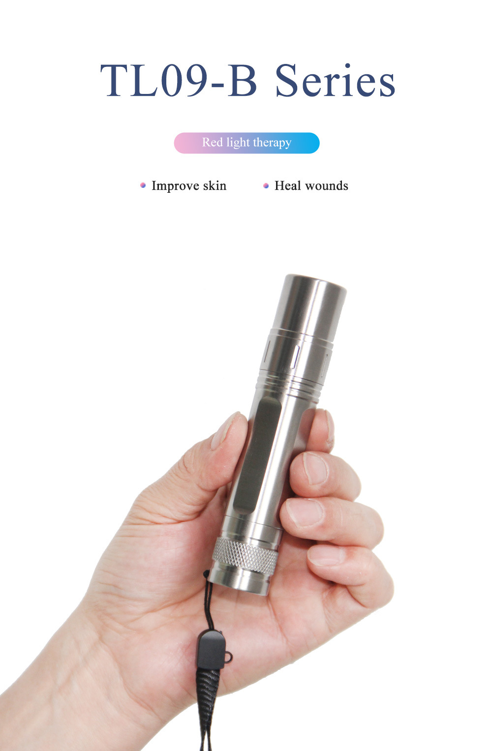 led 红外理疗红光手电筒 660nm 850nm 亚马逊直