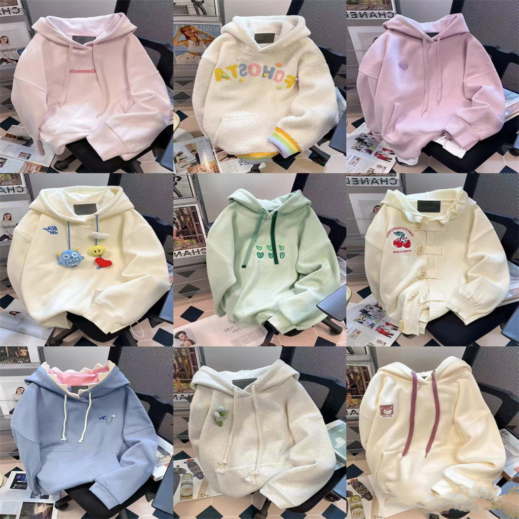 盐系卫衣女宽松bf慵懒chic港风上衣2025新款春秋韩版炸街连帽外套