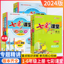 24版七彩课堂小学1-6年级 人教 外研 青岛等