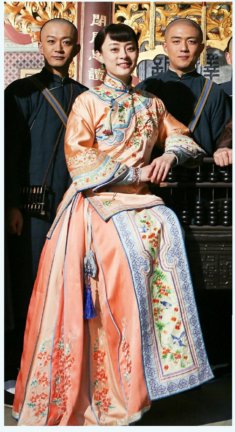 那年花开月正圆孙俪同款民国秀禾服古装女装晚清少奶奶服旗服装