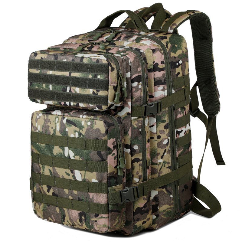 SOURCE Manufacturers Military Fans Camouflage Backpack 40L Large Capacity 3P Tactical Large Capacity Backpack Travel Mountaineering Bag